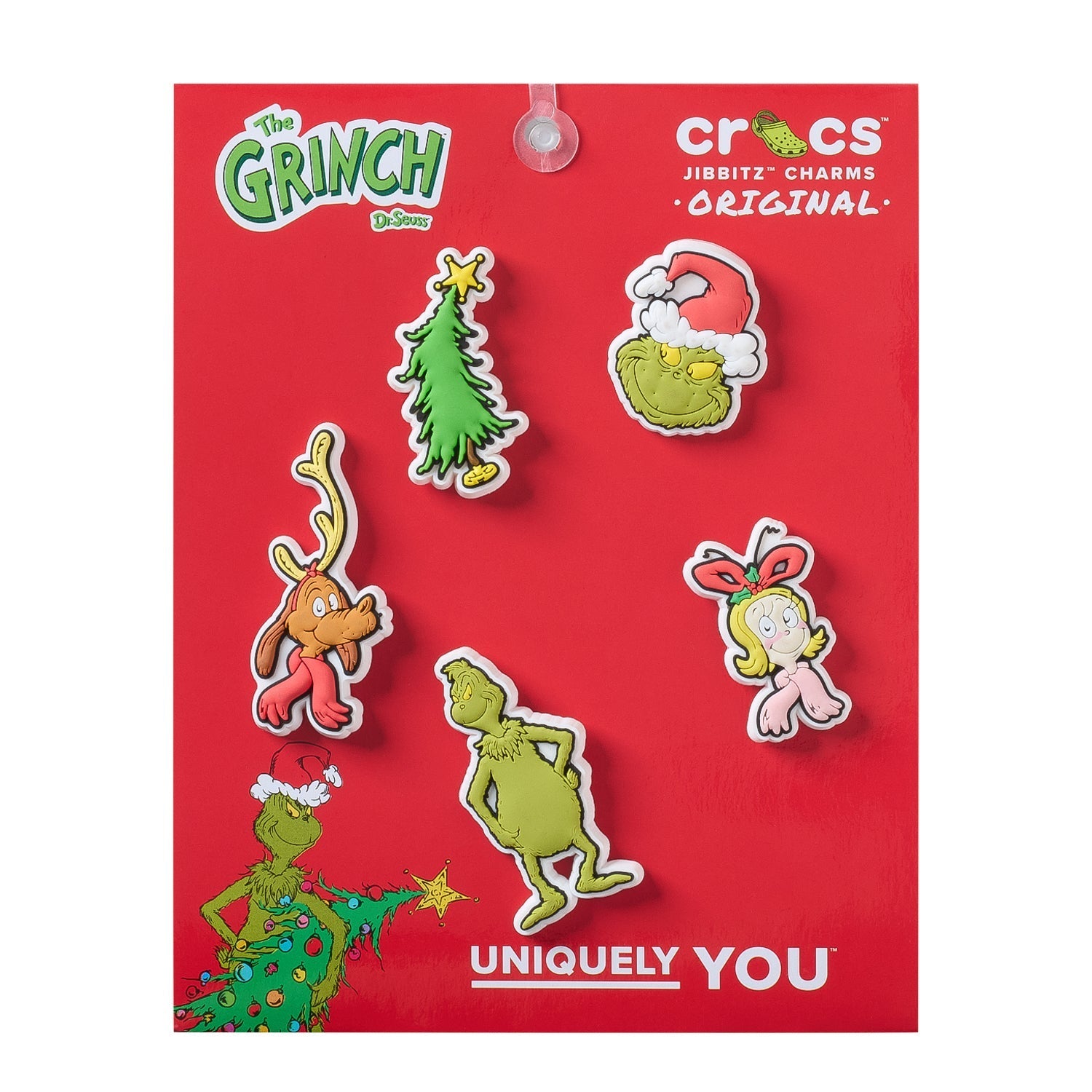 Crocs The Grinch 5-Pack Jibbitz Charms
