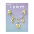 Crocs Gold Metal Heart Chain Jibbitz Charm