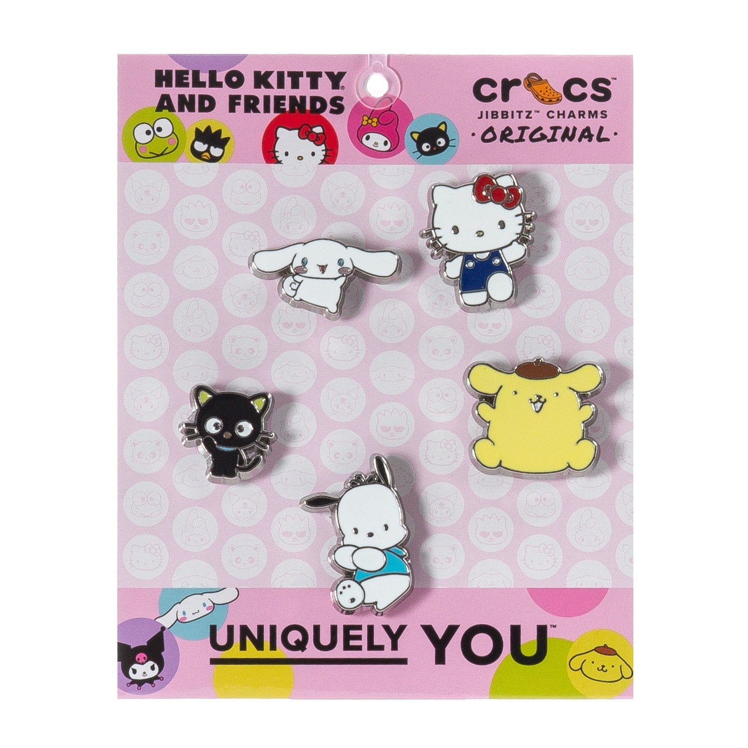 Crocs Hello Kitty Friends Enamel 5-Pack Jibbitz Charms