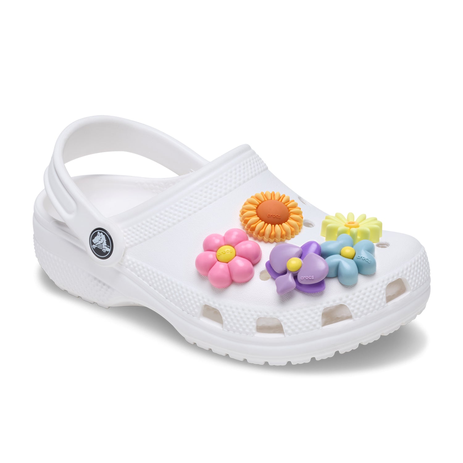 Crocs Puffy Flowers 5-Pack Jibbitz Charms