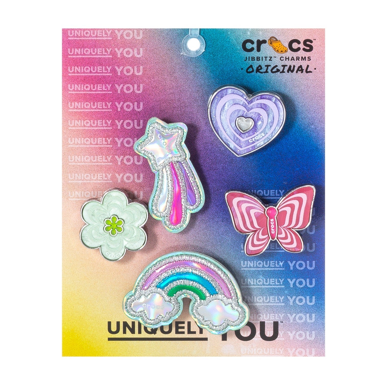 Crocs Funky Girly Icons 5-Pack Jibbitz Charms