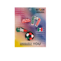 Crocs Mexican Soccer Fan 5-Pack Jibbitz Charms