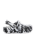 Crocs Toddler Marble Classic Clog - Black / White