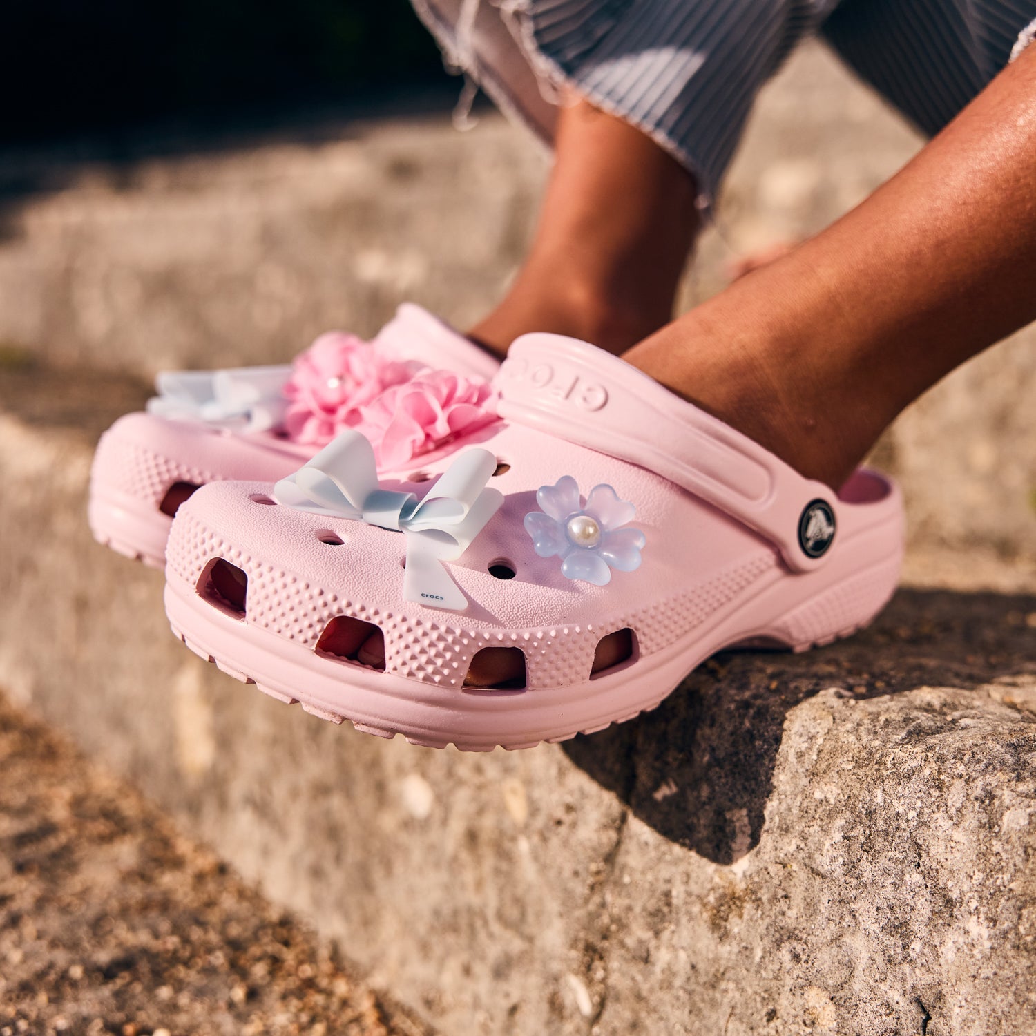 Crocs Youth Classic Clog - Pink Milk