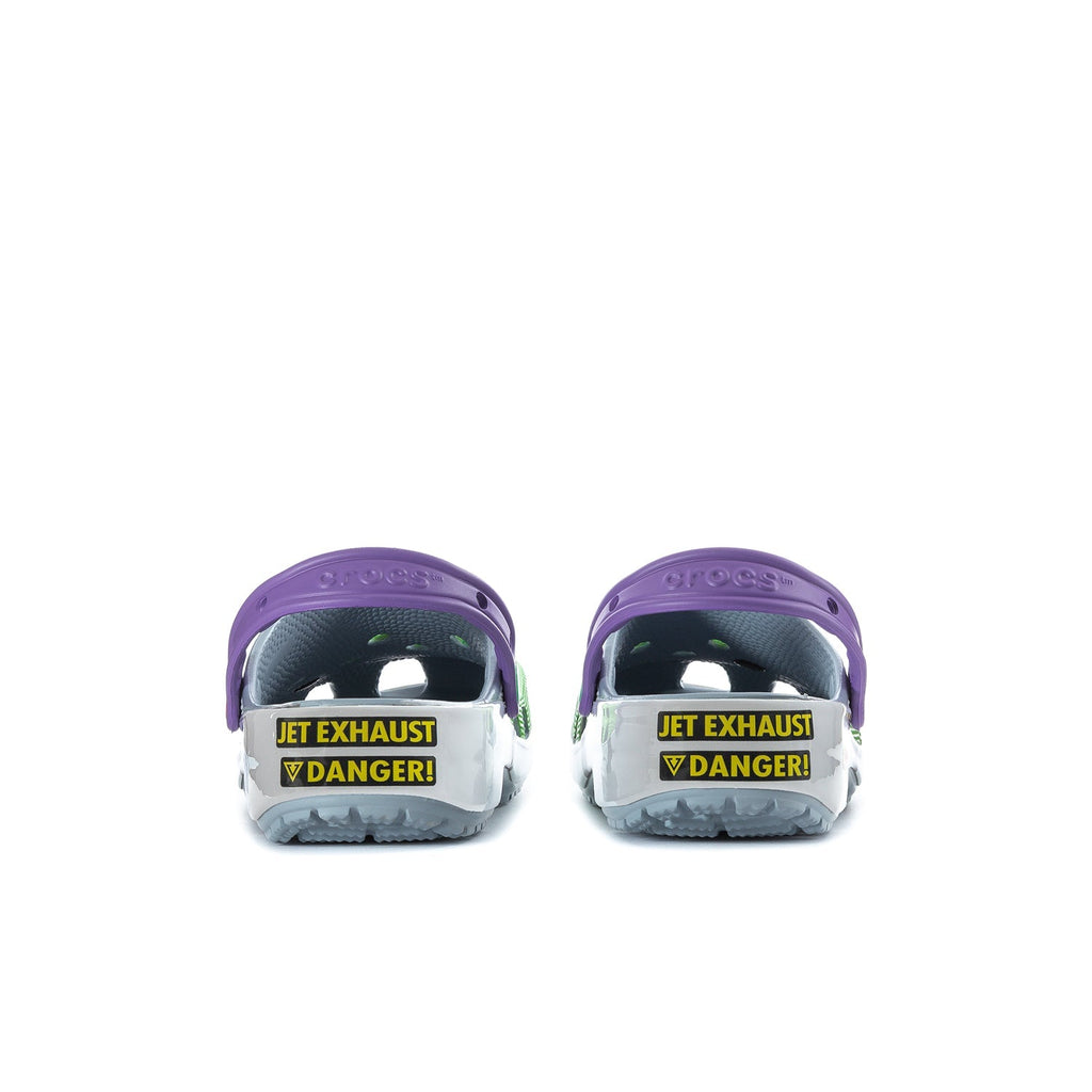 Crocs Men's Toy Story Buzz Classic Clog - White / Green / Purple
