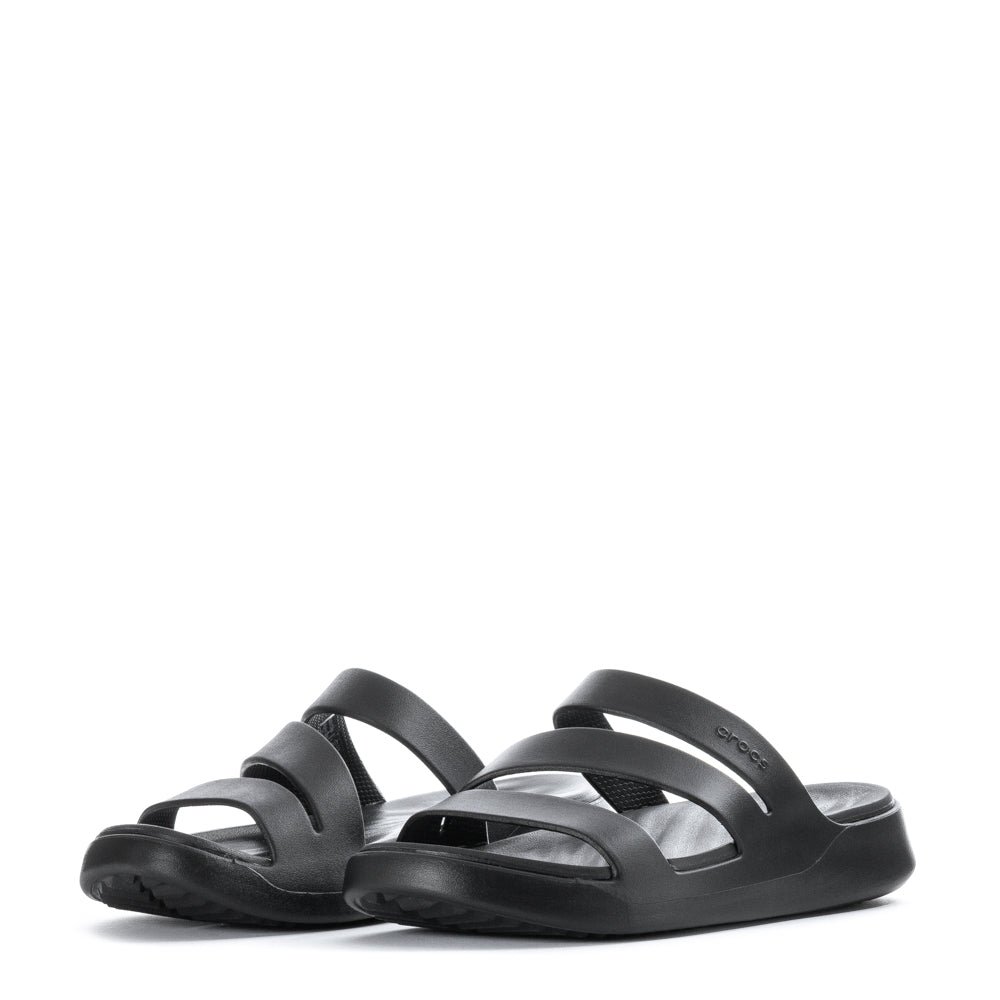 Crocs Women's Getaway Strappy Sandal - Black