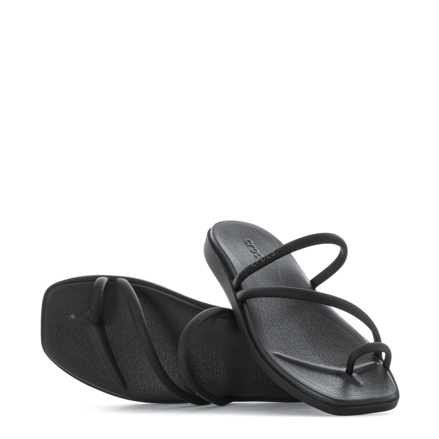 Crocs Women's Miami Toe Loop Sandal - Black