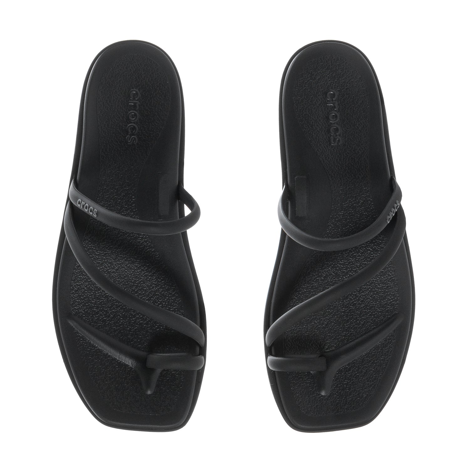 Crocs Women's Miami Toe Loop Sandal - Black