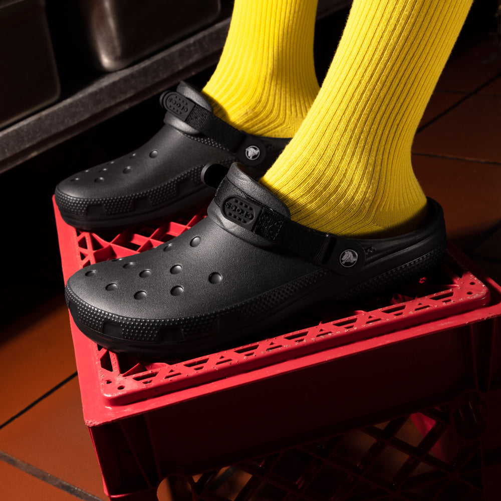 Crocs Men's Classic Work Slip-Resistant Clog - Black