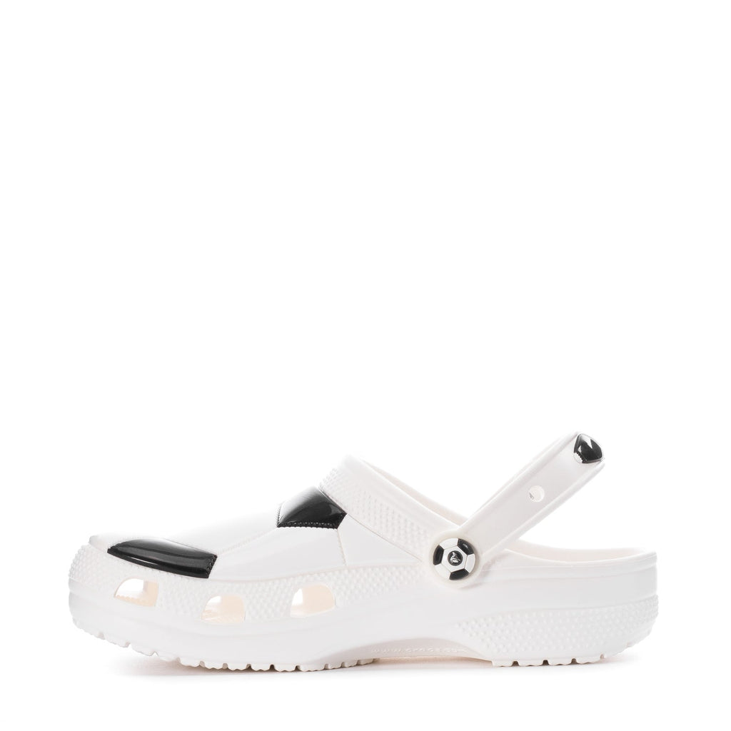 Crocs Youth Soccer Ball Classic Clog - White / Black