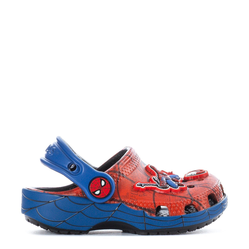 Crocs Toddler Spider-Man Classic Clog - Red / Blue