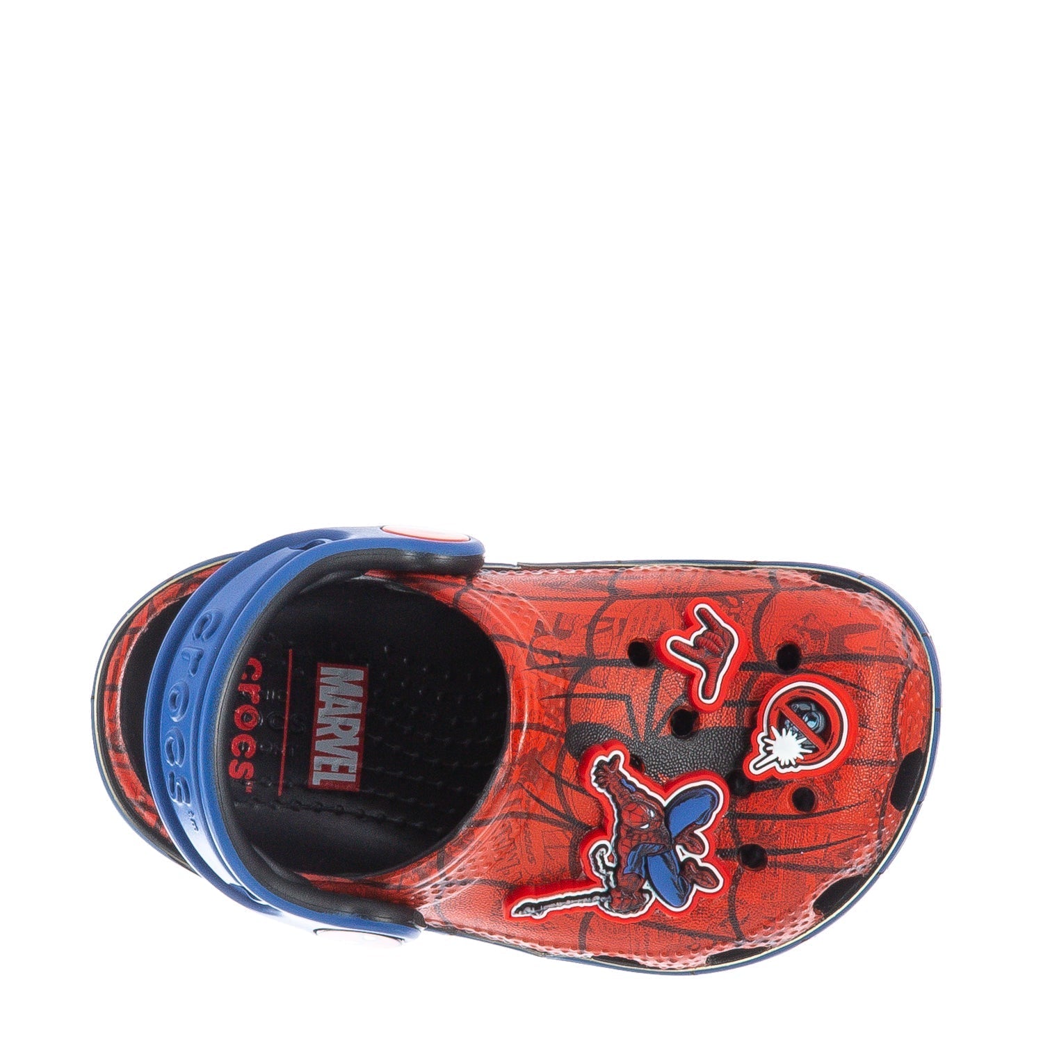 Crocs Toddler Spider-Man Classic Clog - Red / Blue