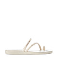 Crocs Women's Studded Miami Toe Loop Sandal - Almond Tint