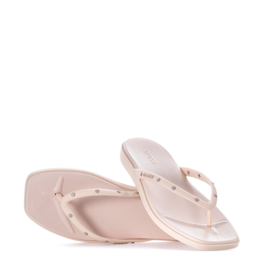 Crocs Women's Studded Miami Flip Flop - Quartz