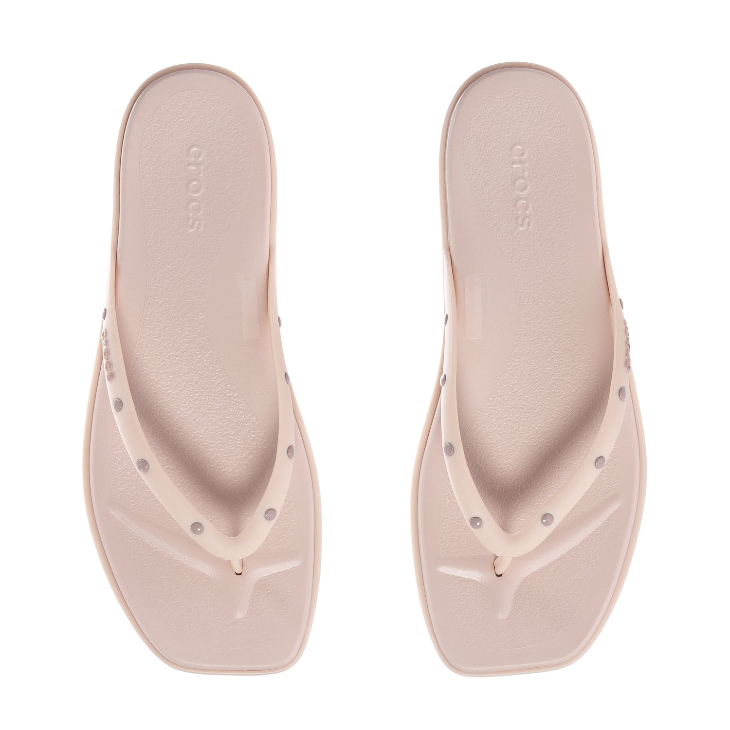 Crocs Women's Studded Miami Flip Flop - Quartz