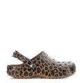 Crocs Women's Leopard Classic Clog - Black