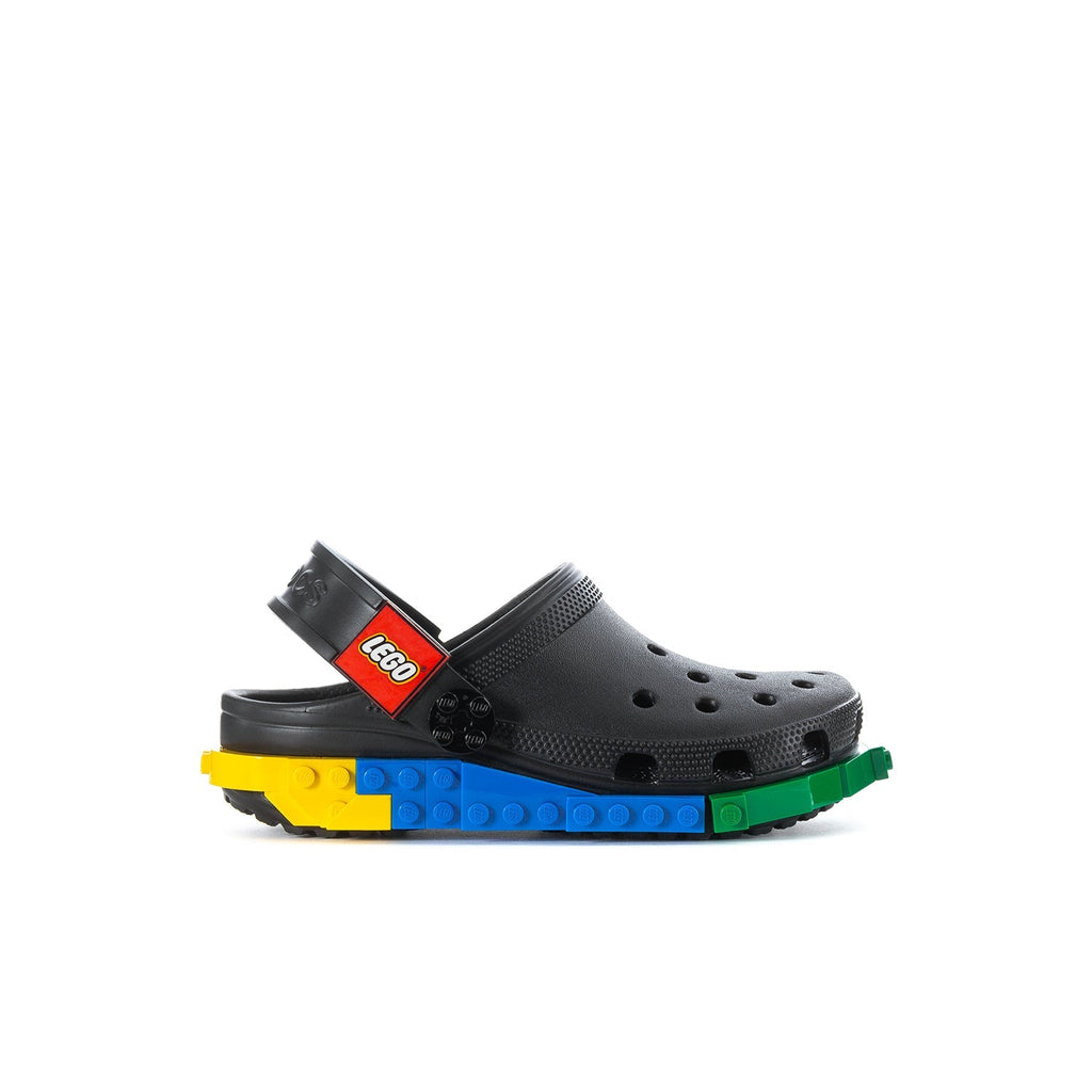 Crocs Kids' LEGO Classic Clog - Black / Multi