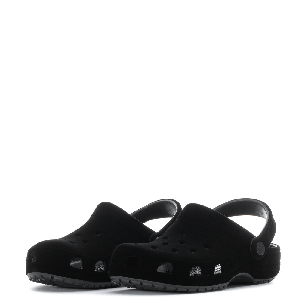 Crocs Youth Classic Velvet Clog - Black