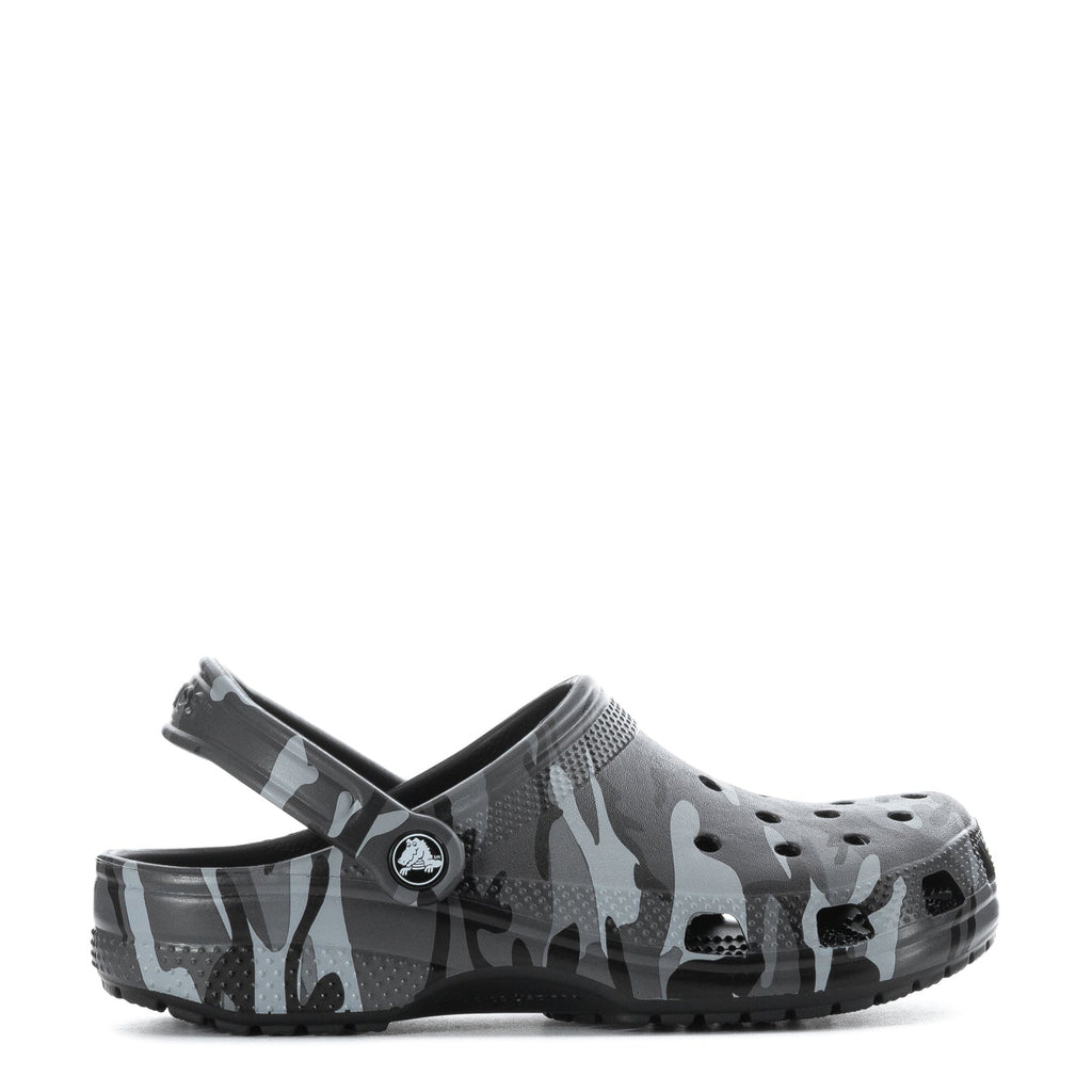 Crocs Youth Camo Classic Clog - Slate Grey