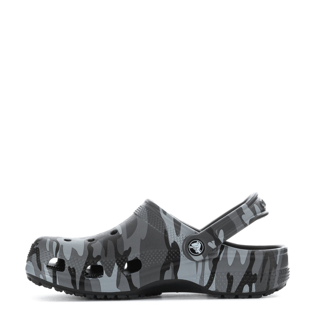 Crocs Youth Camo Classic Clog - Slate Grey