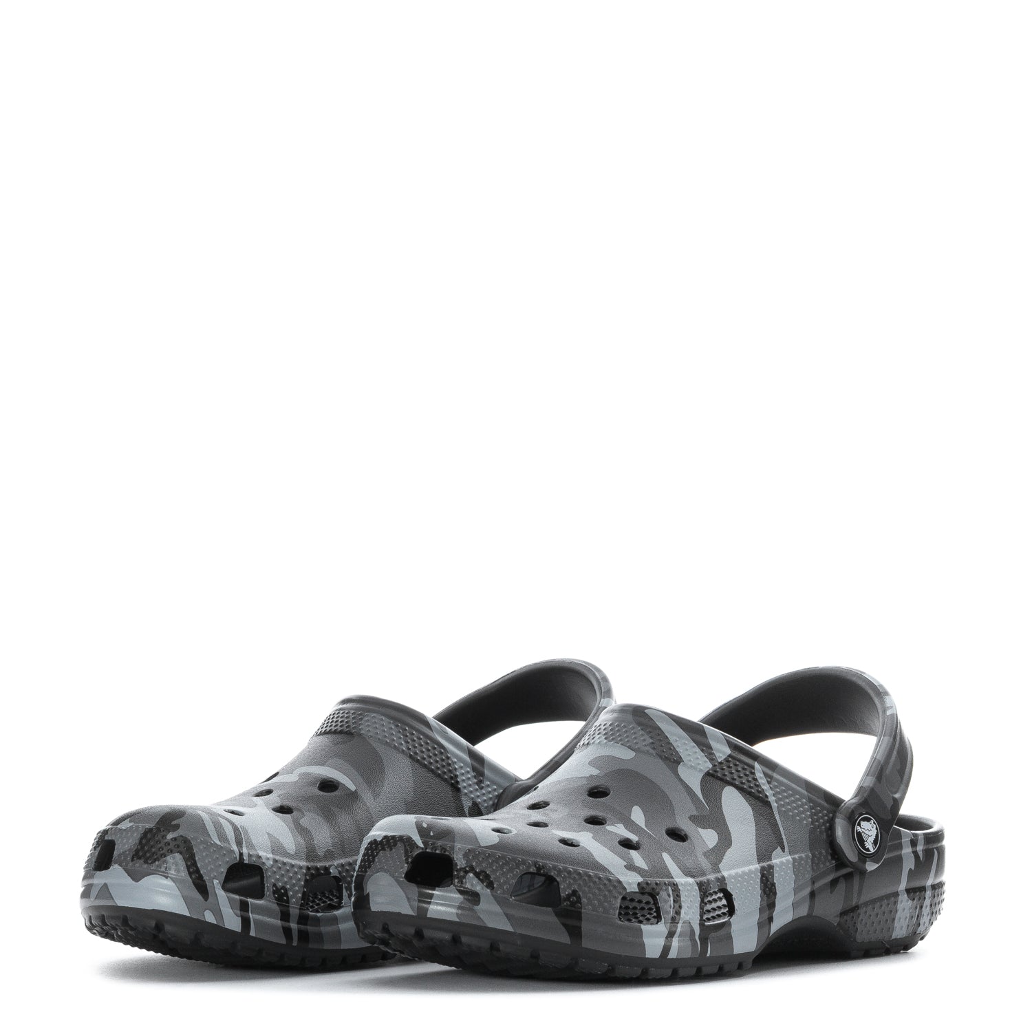 Crocs Youth Camo Classic Clog - Slate Grey