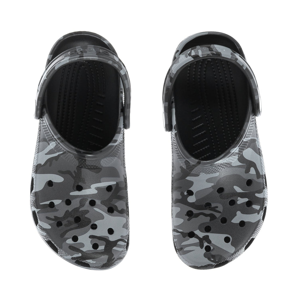 Crocs Youth Camo Classic Clog - Slate Grey