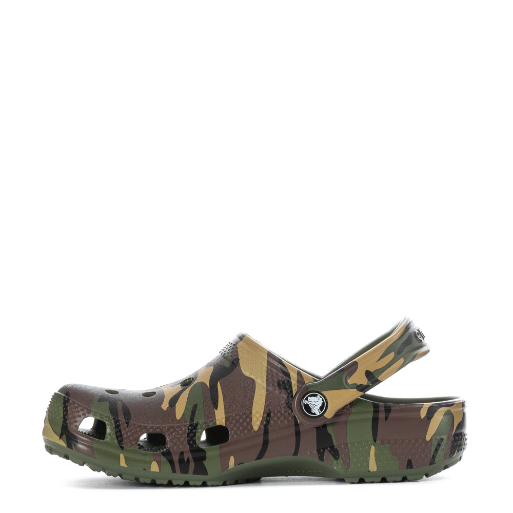 Crocs Youth Camo Classic Clog - Black / Multi