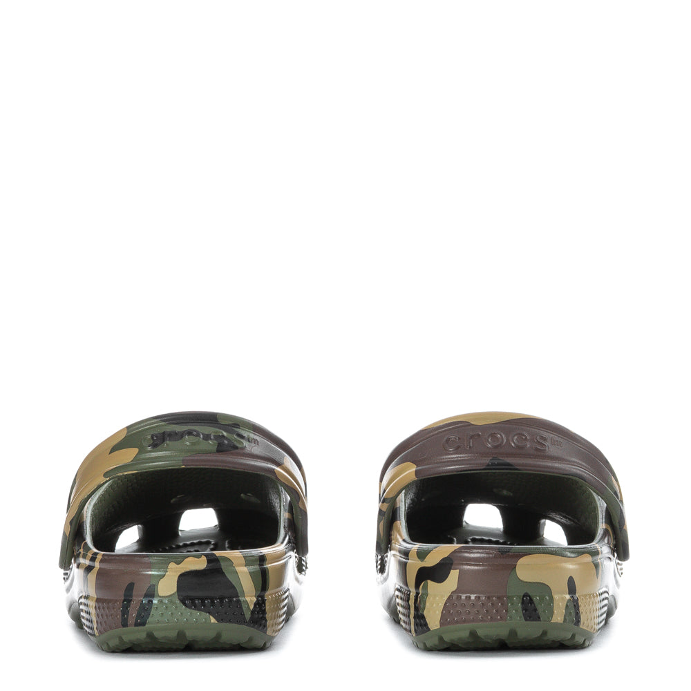 Crocs Kids' Camo Classic Clog - Black / Multi
