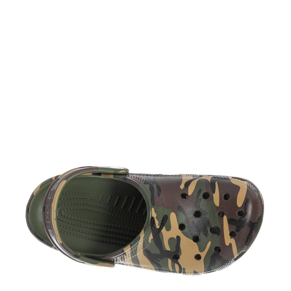 Crocs Kids' Camo Classic Clog - Black / Multi