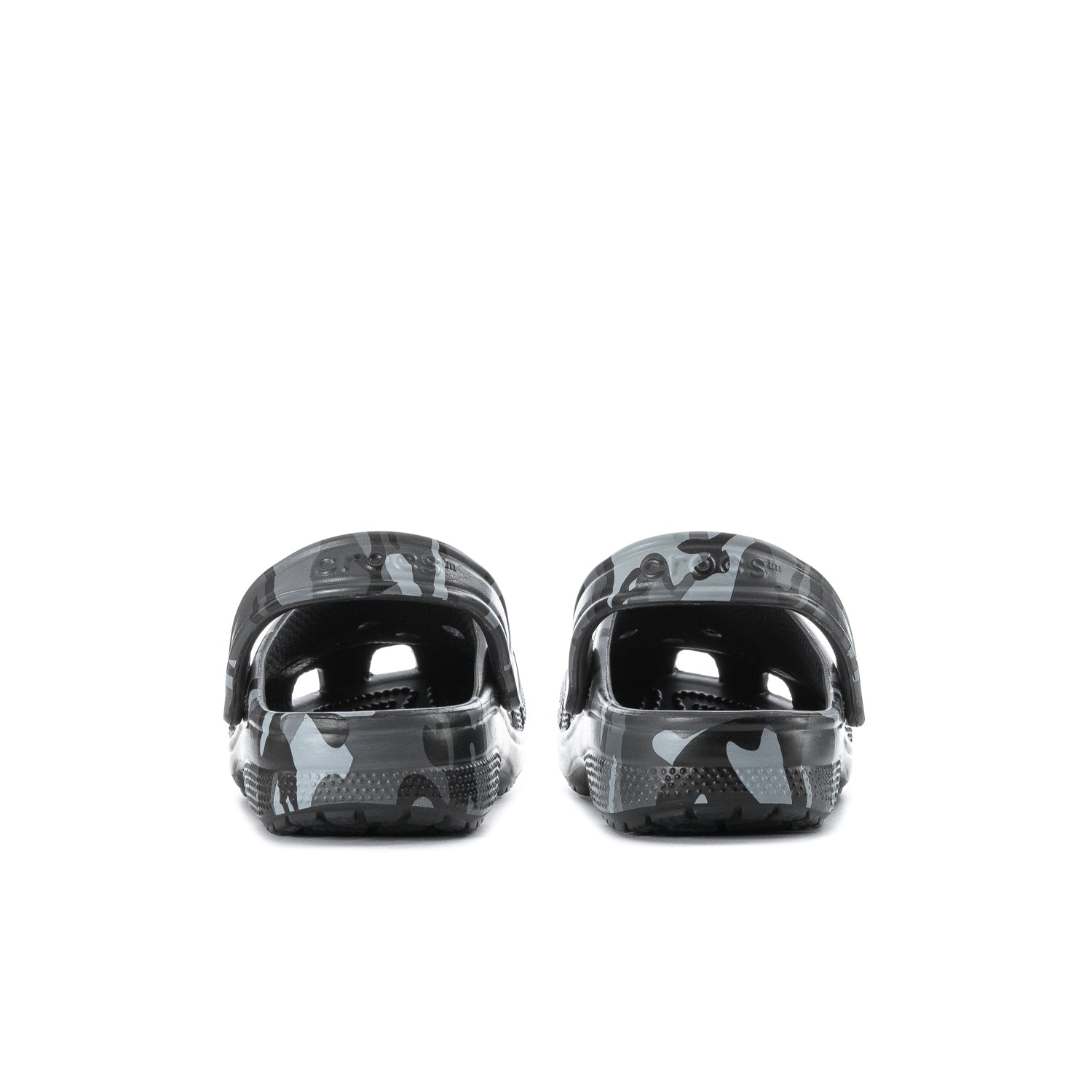 Crocs Men's Camo Classic Clog - Black / Grey