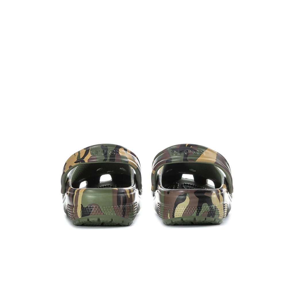 Crocs Men's Camo Classic Clog - Army Green / Multi