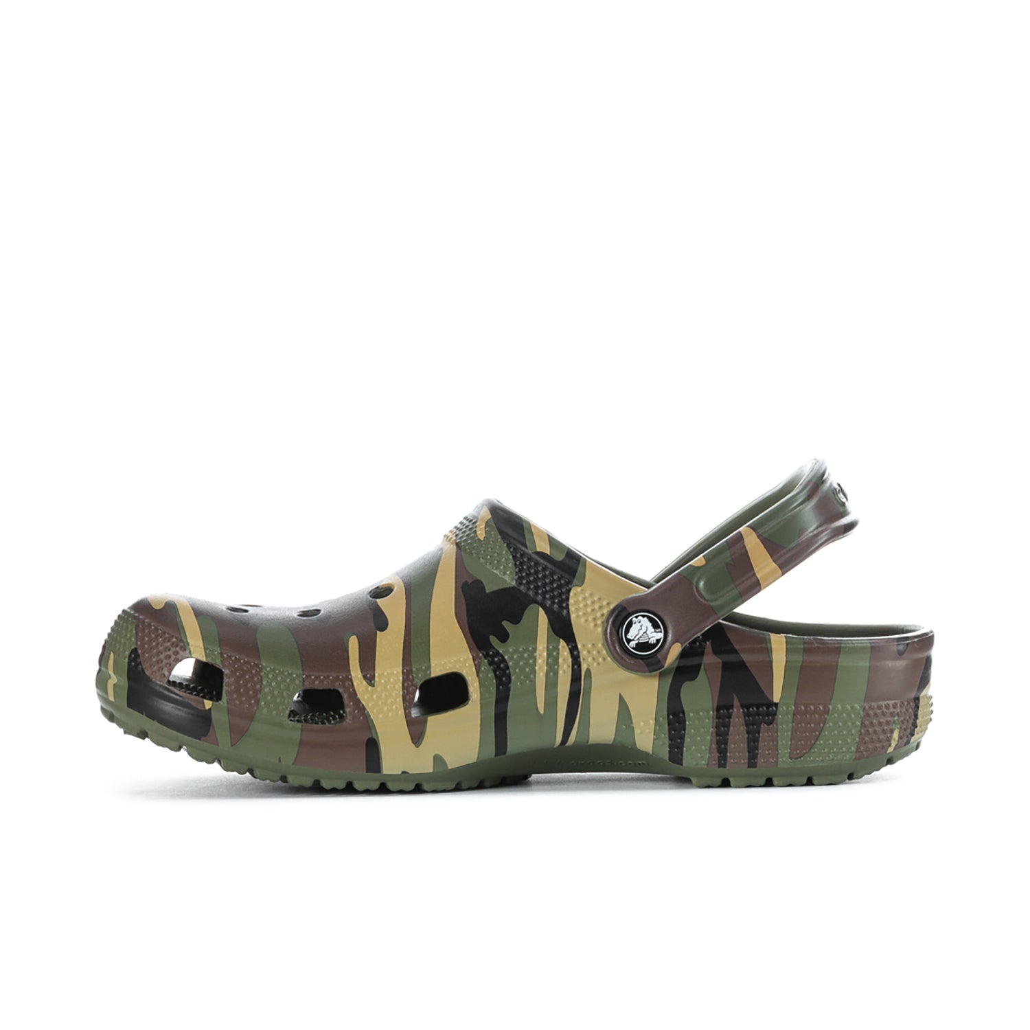 Crocs Men's Camo Classic Clog - Army Green / Multi