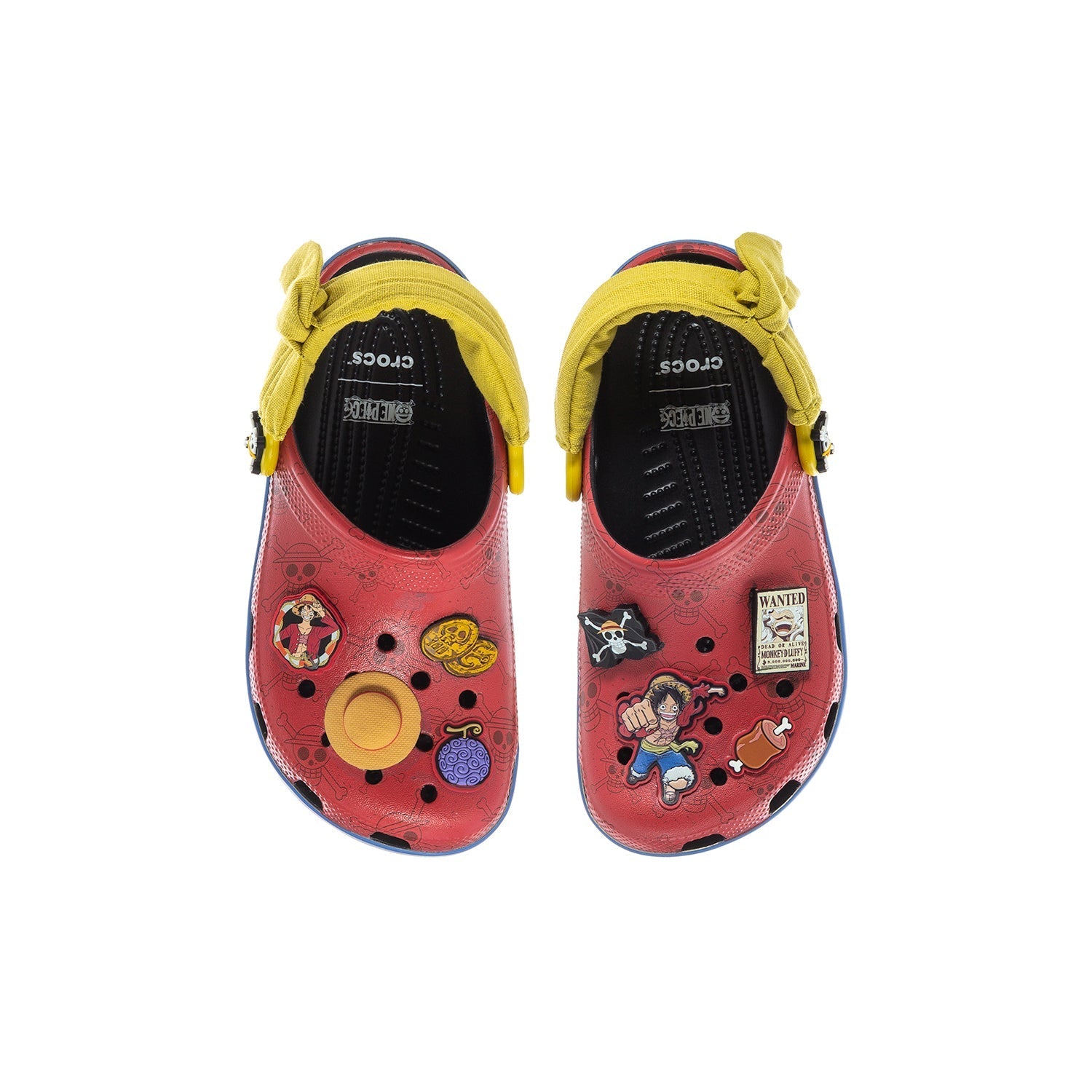 Crocs Kids' One Piece Luffy Classic Clog - Red / Blue
