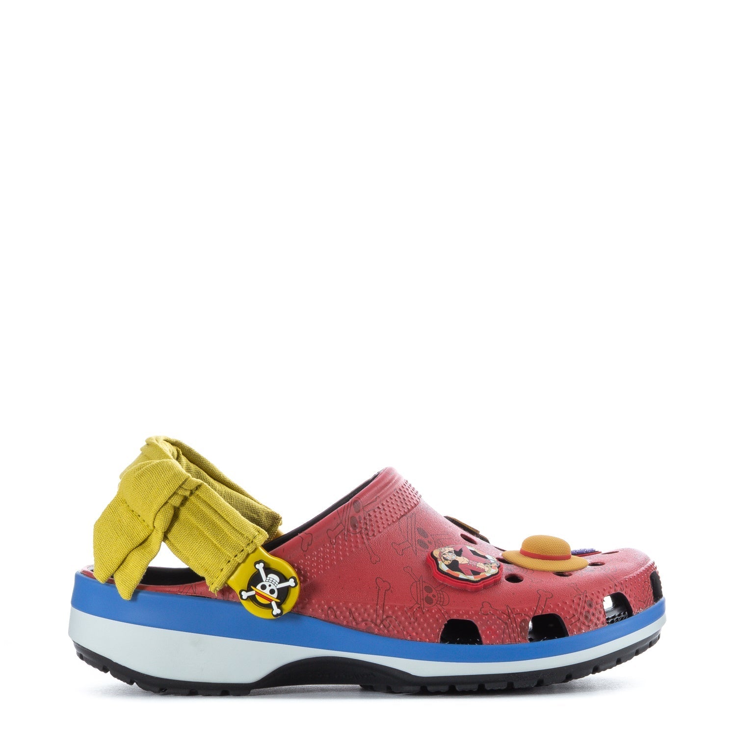 Crocs Youth One Piece Luffy Classic Clog - Red / Blue