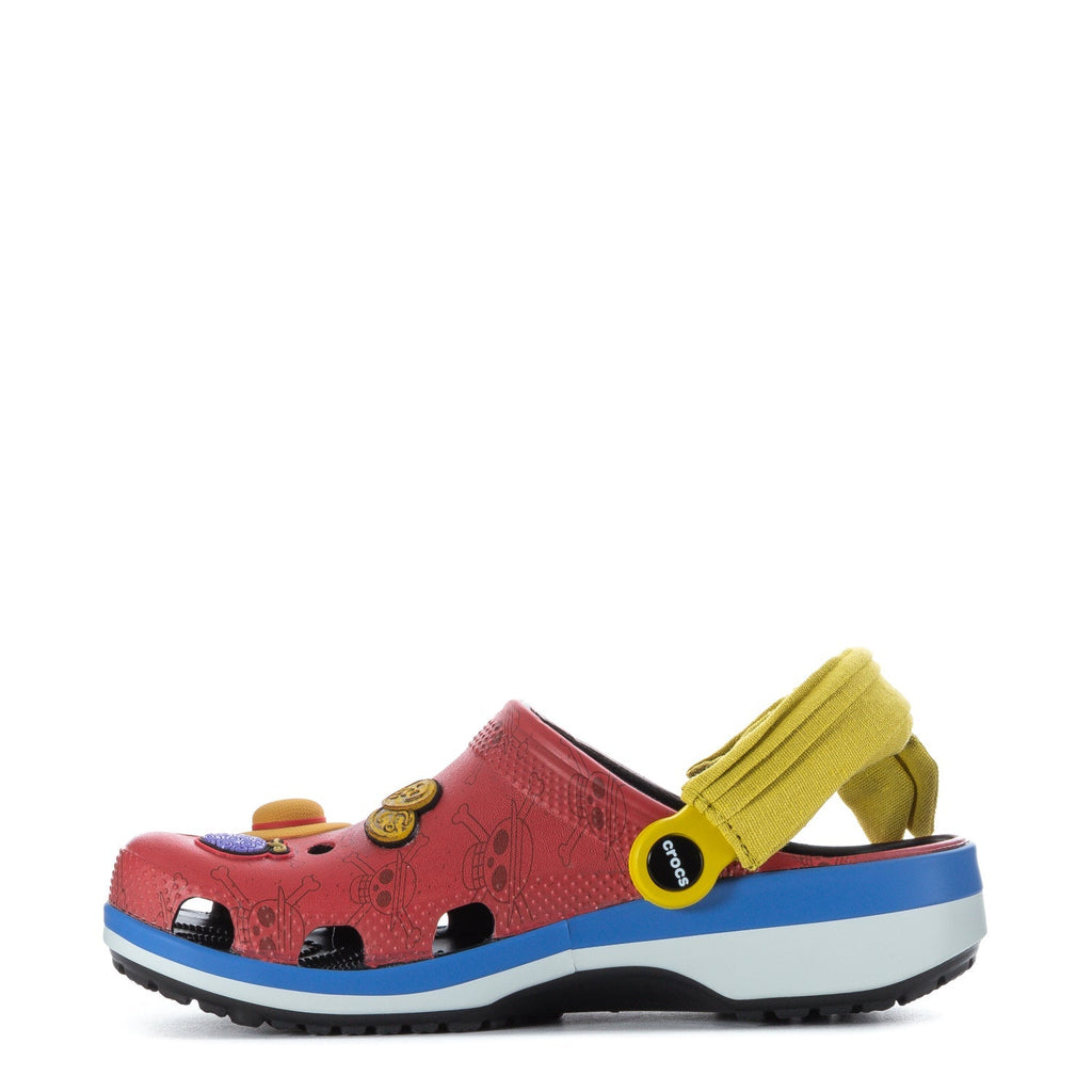 Crocs Youth One Piece Luffy Classic Clog - Red / Blue