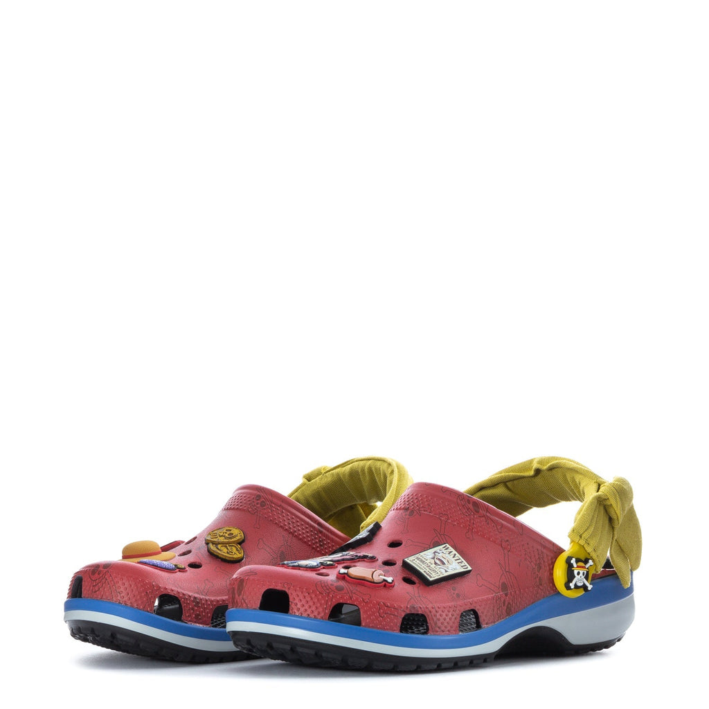 Crocs Youth One Piece Luffy Classic Clog - Red / Blue