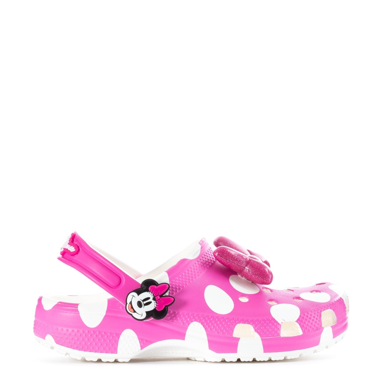Crocs Kids' Minnie Mouse Classic Clog - Pink / White