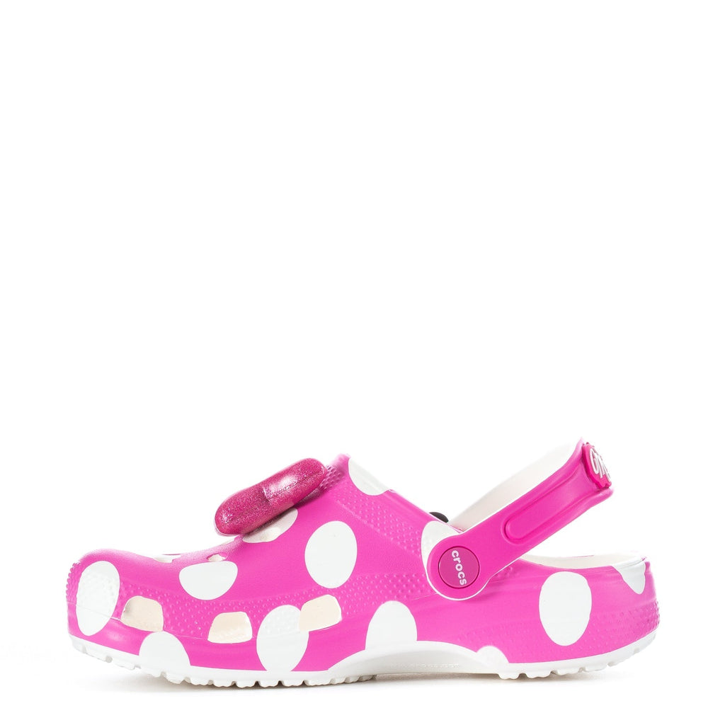 Crocs Kids' Minnie Mouse Classic Clog - Pink / White