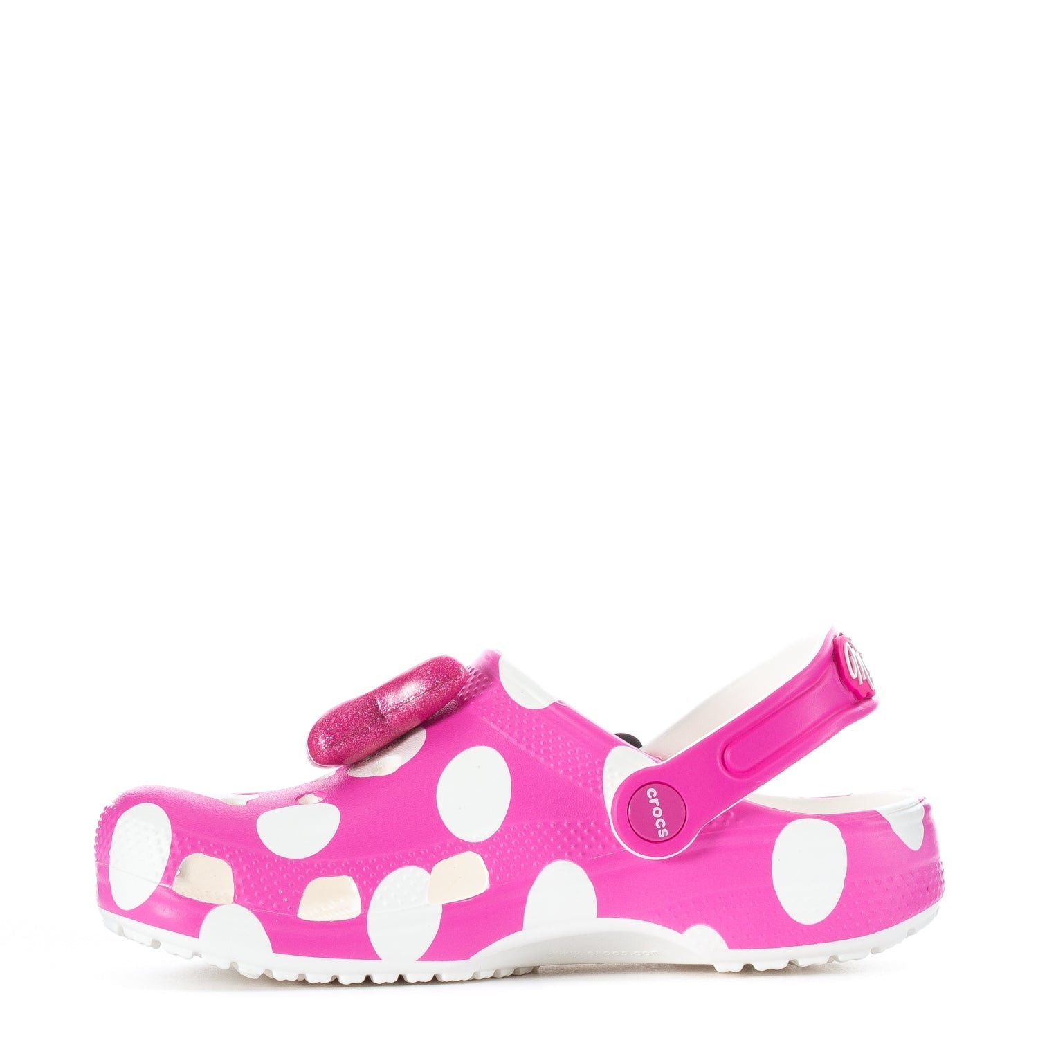 Crocs Kids' Minnie Mouse Classic Clog - Pink / White