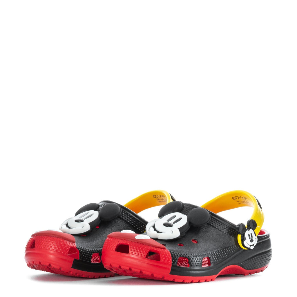 Crocs Kids' Mickey Mouse Classic Clog - Black / Red
