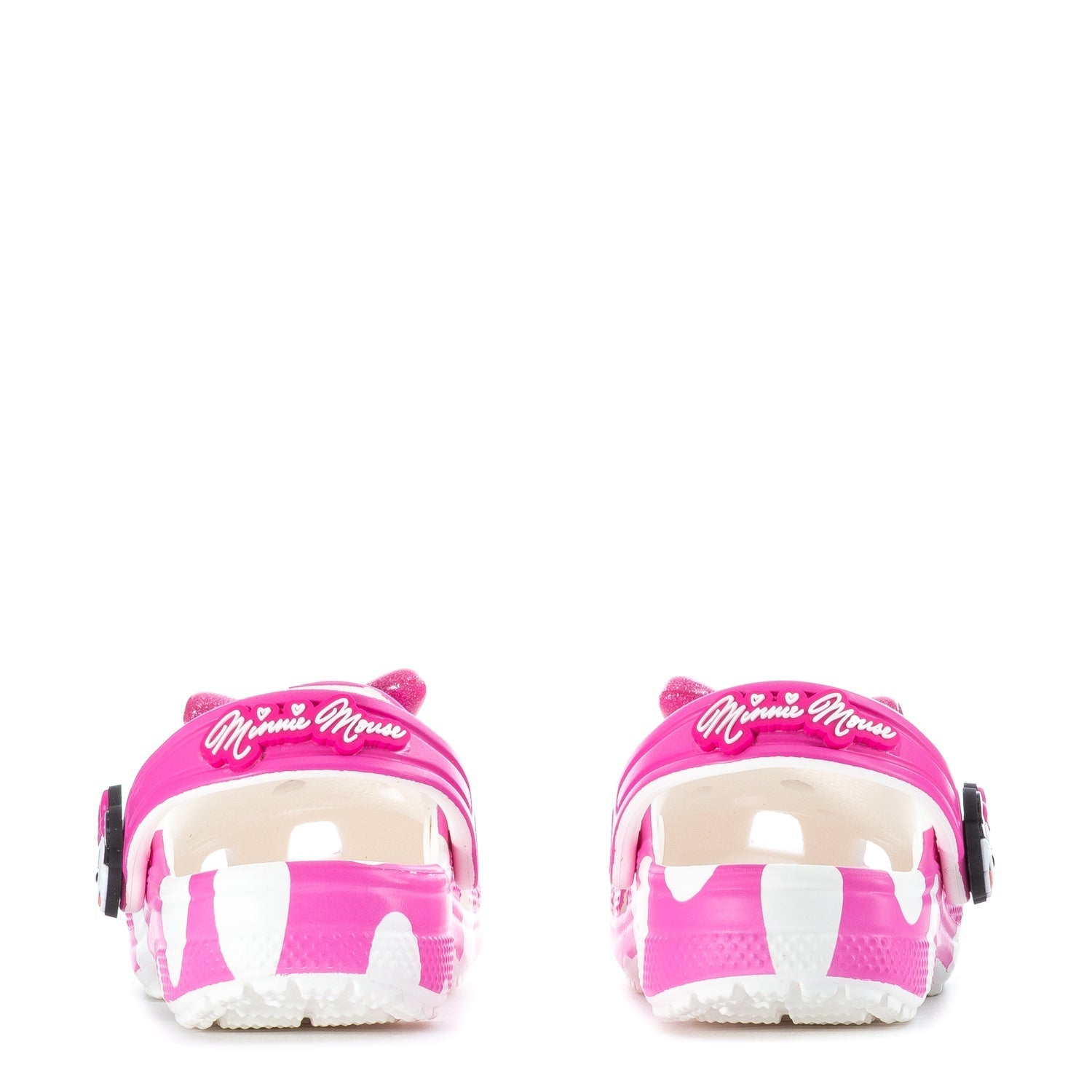 Crocs Toddler Minnie Mouse Classic Clog - Pink / White