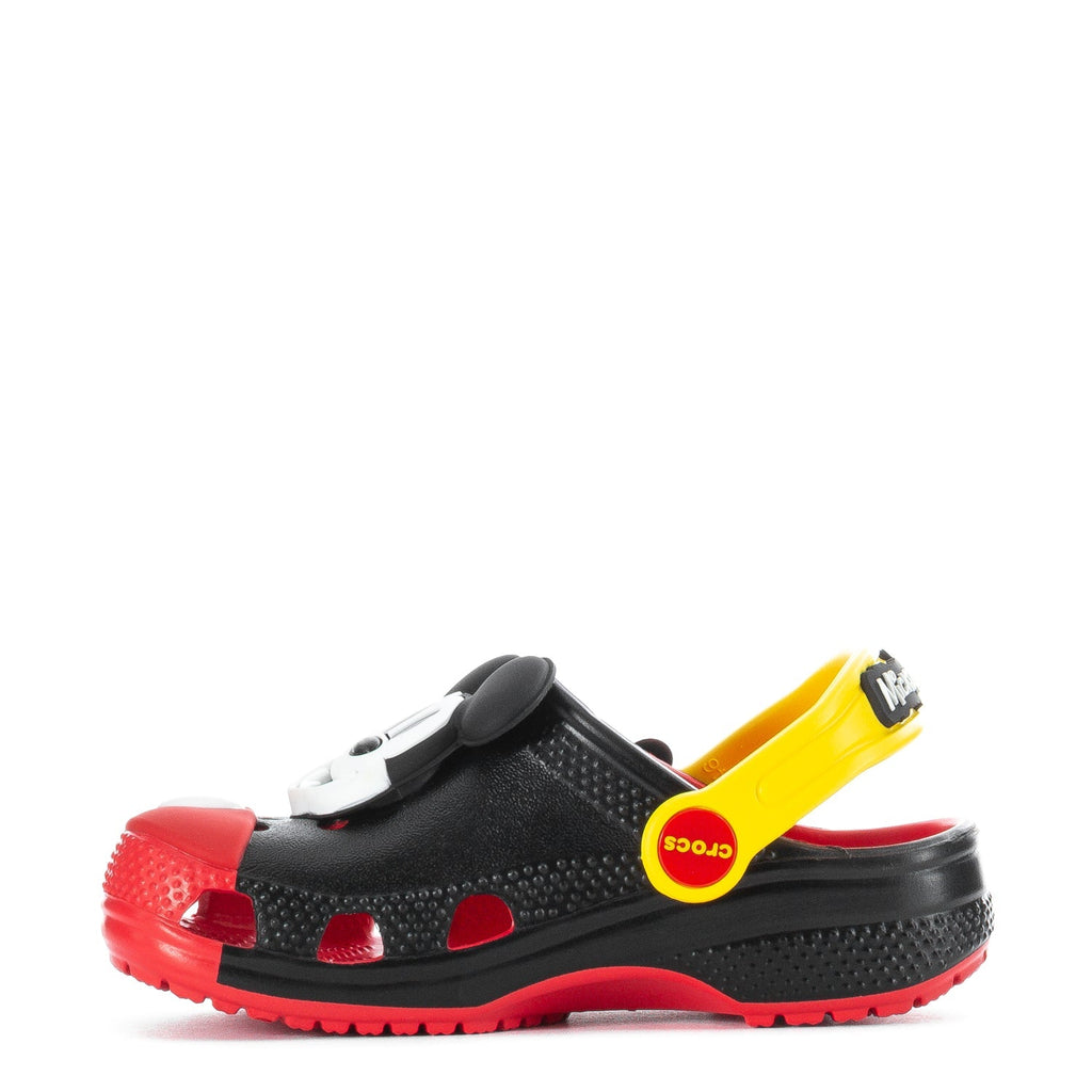 Crocs Toddler Mickey Mouse Classic Clog - Black / Red