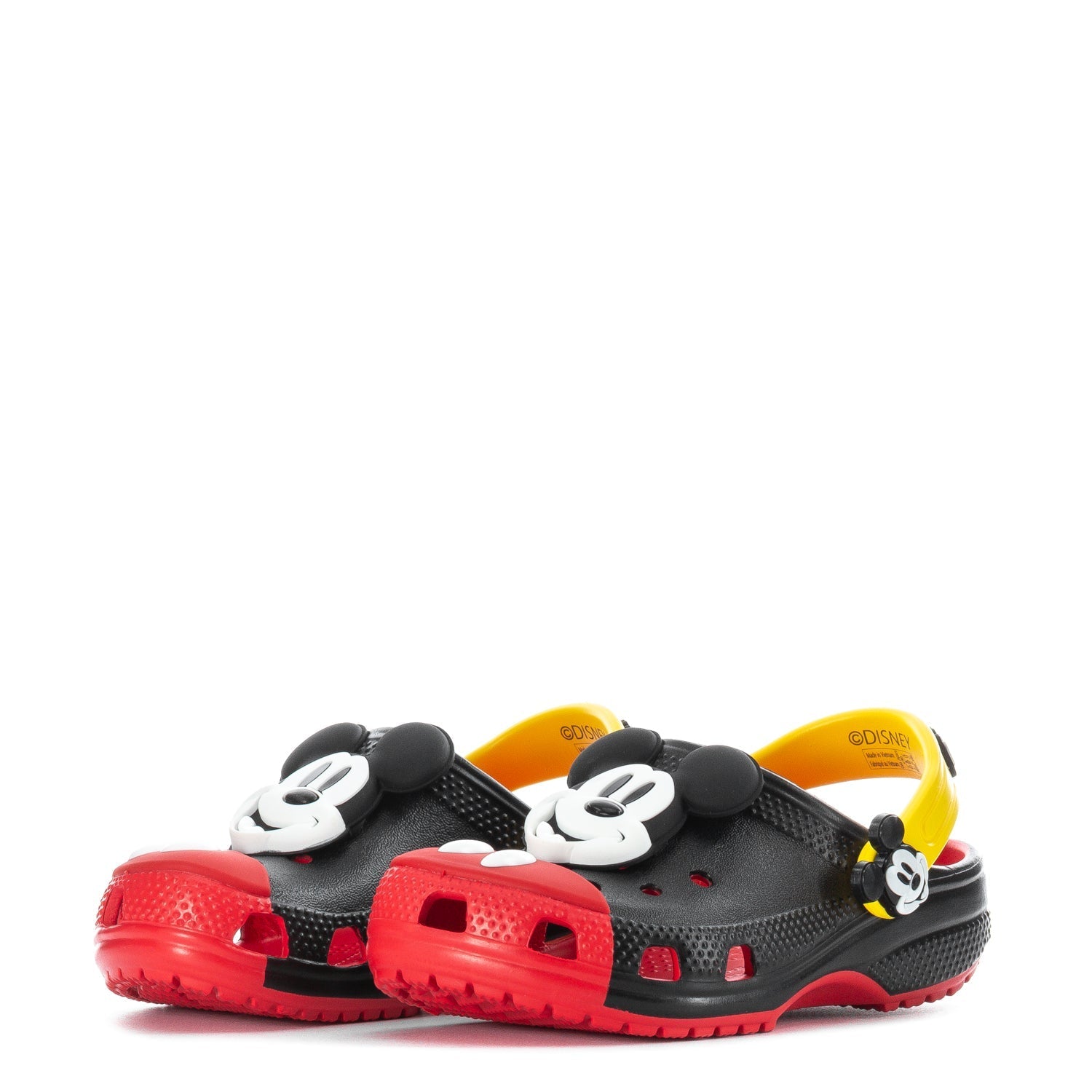 Crocs Toddler Mickey Mouse Classic Clog - Black / Red
