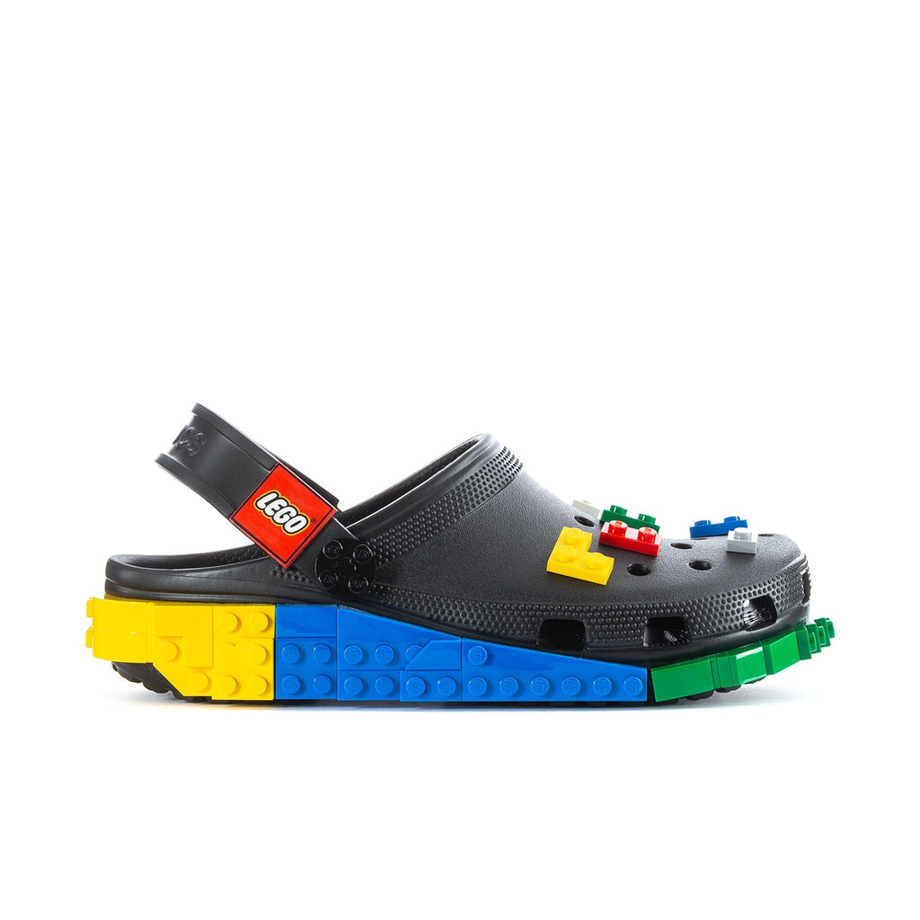 Crocs Men's LEGO Classic Clog - Black / Multi