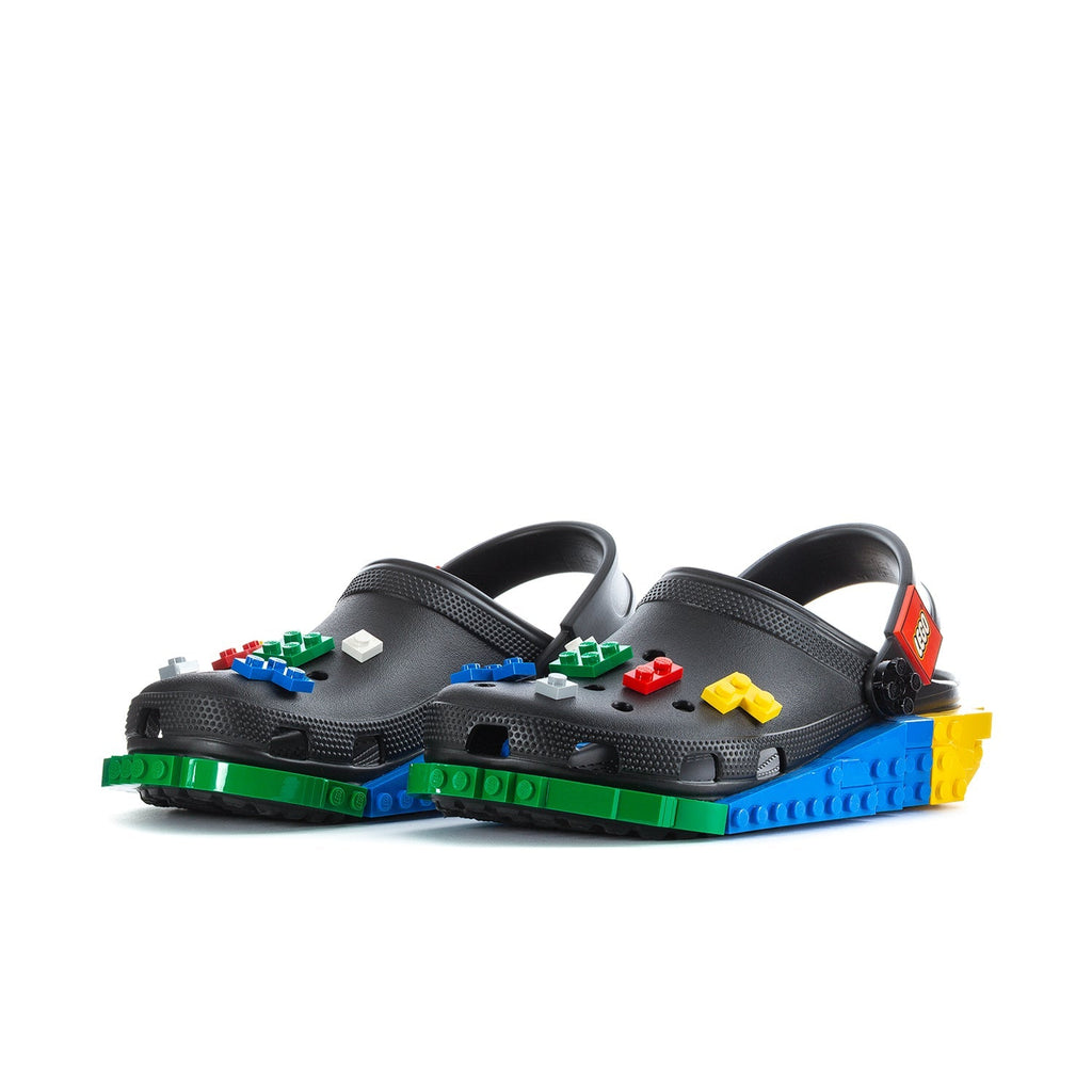 Crocs Men's LEGO Classic Clog - Black / Multi