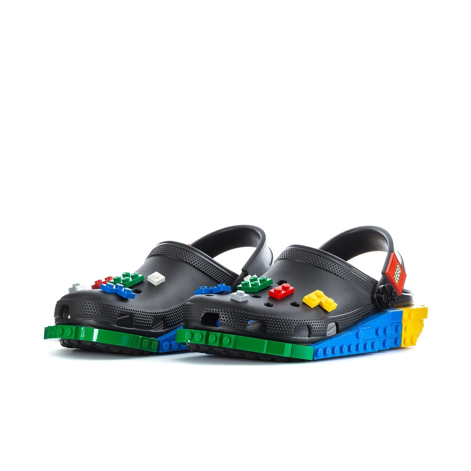 Crocs Men's LEGO Classic Clog - Black / Multi