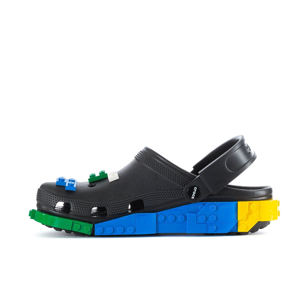 Crocs Men's LEGO Classic Clog - Black / Multi