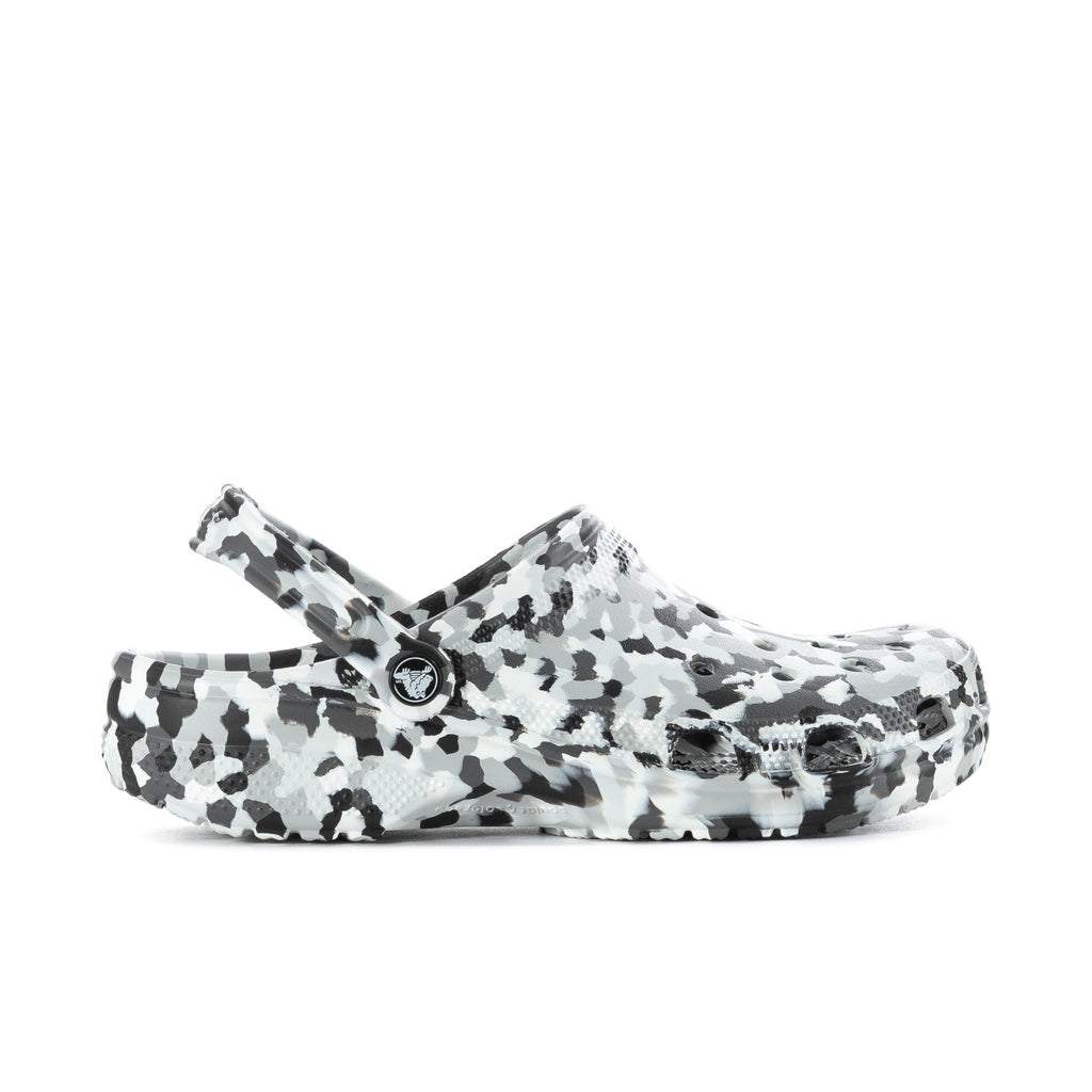 Crocs Men's Confetti Classic Clog - Black / White