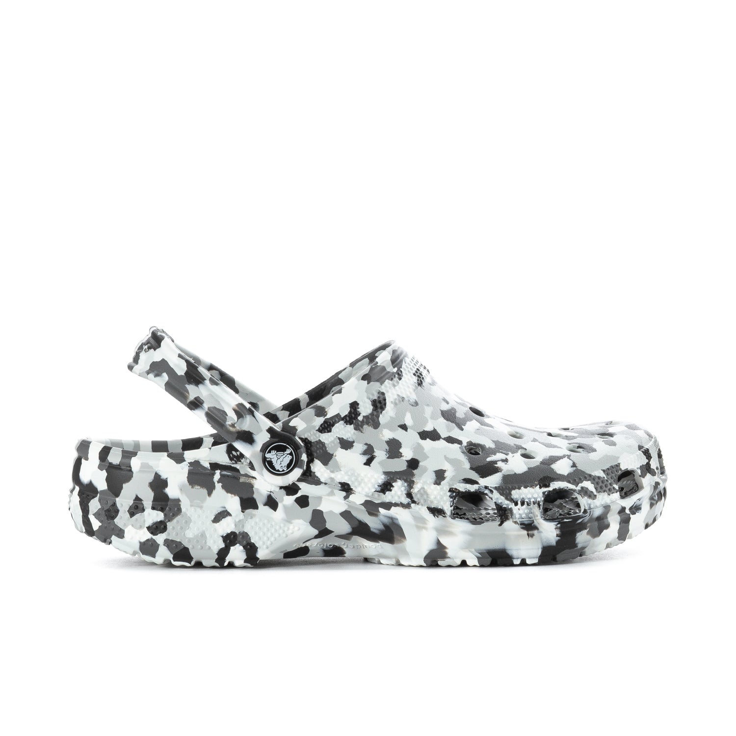 Crocs Men's Confetti Classic Clog - Black / White