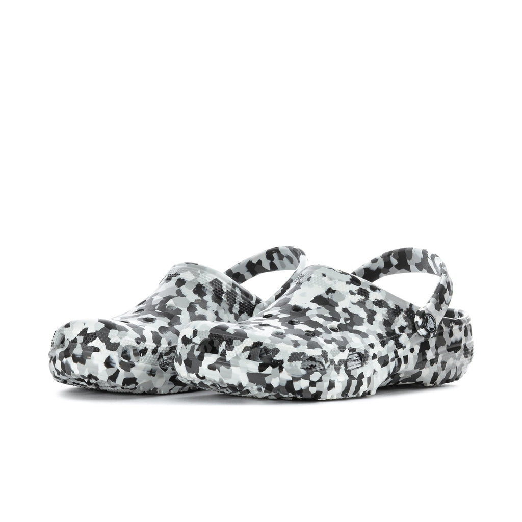 Crocs Men's Confetti Classic Clog - Black / White